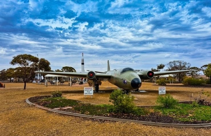 Plane at Woomera Rocket Range Museum